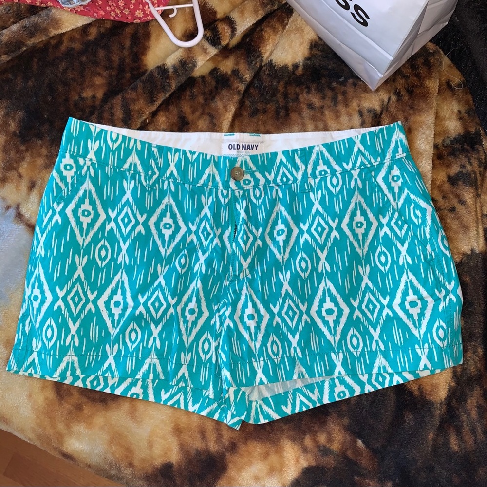 Old Navy | Blue Aztec Shorts